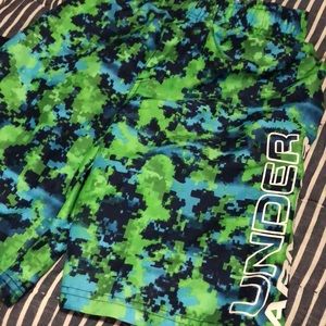 Boys UA swim trunks